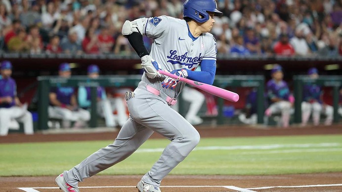 【MLB】大谷翔平、“時速179キロ”痛烈適時打などドジャース18安打で「母の日」快勝　フリーマン9号、ベッツ6号も飛び出しMVPトリオが躍動
