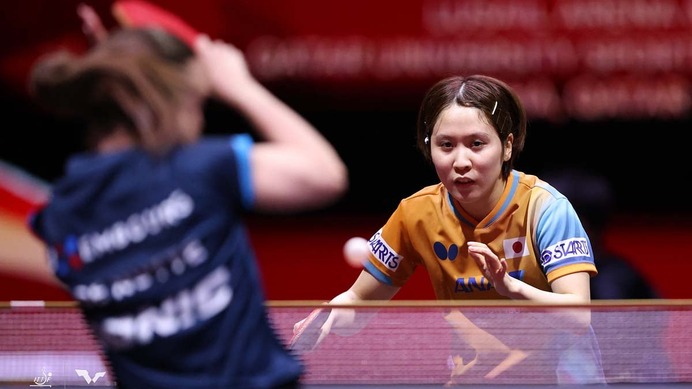 平野美宇、第1G奪われ苦戦もルクセンブルク選手に逆転勝ちで2回戦へ　大藤沙月と4回戦で同士討ちの可能性も【世界卓球2025】