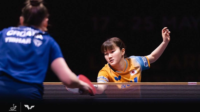 大藤沙月、躍動の21歳がクロアチア難敵に圧巻ストレート　日本勢ベスト8一番乗り、シングルスでもメダル決定戦へ【世界卓球2025】