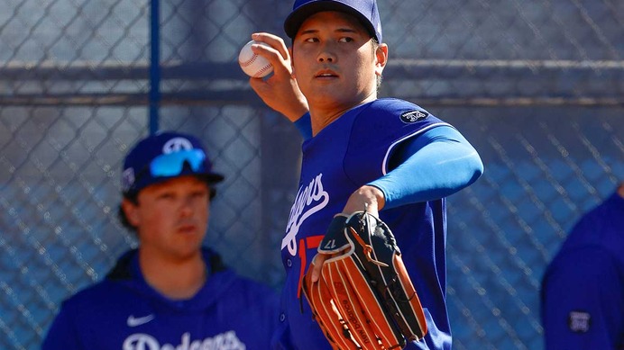 【MLB】大谷翔平、いよいよ実戦形式のマウンドへ　ライブBPで投げると決めたのは……指揮官「ドクター・ショウヘイの判断」と笑う