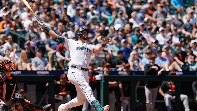【MLB】マリナーズ正捕手ローリー、両リーグ単独トップ24号でジャッジに3本差　米記者注目の史上最速ペース「シーズン最初の61試合で……」