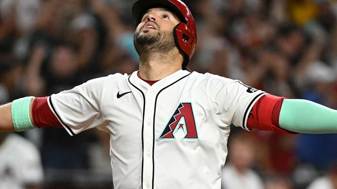 【MLB】大谷翔平の本塁打王ライバルにも急浮上　Dバックスの33歳が移籍市場の目玉か？　公式サイトが注目選手に選出「最も魅力的」