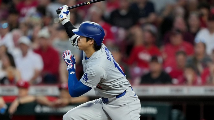 【MLB】大谷翔平、外角ナックルカーブを“技アリ”右前打でチャンスメーク　4試合ぶりマルチ安打
