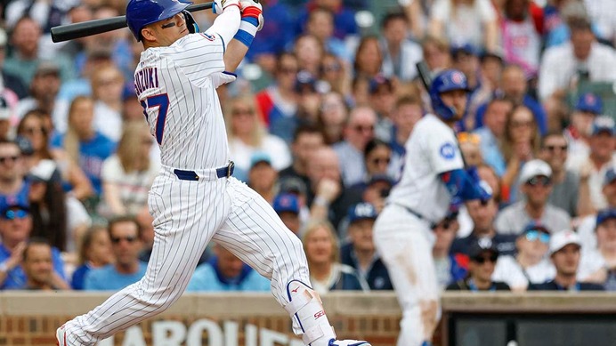 【MLB】「鳥肌立った」鈴木誠也の“5戦連発”はメジャー史上初の快挙 カブス指揮官も「球場の雰囲気が一変、特別な瞬間」と称賛