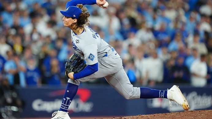 【MLB】ローテ右腕グラスノーが明かした、衝撃のブルペン適正「4球くらいで準備が整う」　ベッツも絶賛の“強靭メンタル”
