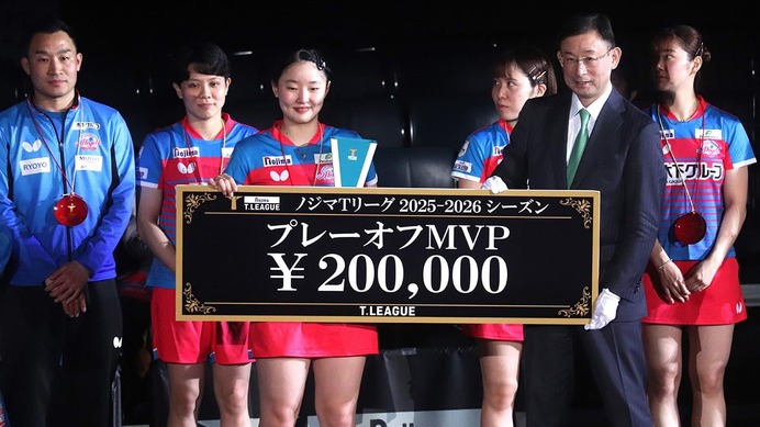 プレーオフMVPの張本美和が振り返る最高峰の死闘　早田ひなとのWエース対決に平野美宇も劇的白星で“3,145人”を魅了【Tリーグ】