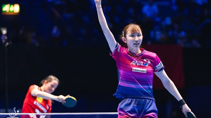 「ハヤタが驚異的な逆転劇」早田ひな、エース対決勝利のサウスポーを中国メディアが称賛　戦術転換光り世界9位を撃破【世界卓球2026】