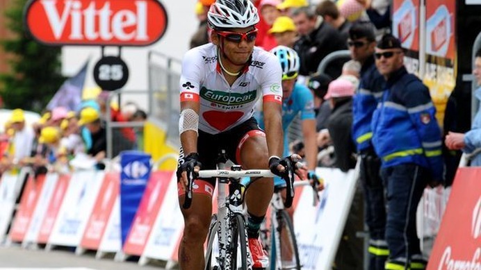 　ツール・ド・フランス第18ステージが激坂ラルプデュエズを2回上る難コースで行われ、新城幸也（28＝ヨーロッパカー）は65位でゴールした。
