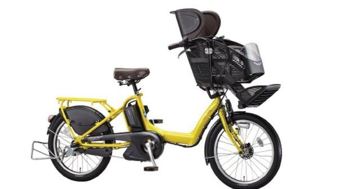 ブリヂストンサイクルは大容量12.8Ahバッテリー採用の3人乗り(幼児2人同乗)対応子乗せ自転車「アンジェリーノ」の2014年モデルを、1月下旬より全国の販売店を通して新発売する。