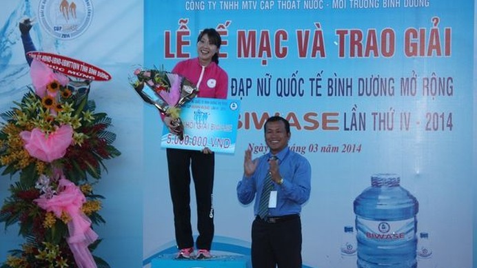 8区間で争われるベトナムの女子ステージレース、ビワセカップは最終日となる3月14日に第8ステージが行われ、日本ナショナルチームの金子広美（イナーメアイランド信濃山形）が総合5位と、敢闘賞にあたるミスビワセ賞を獲得した。