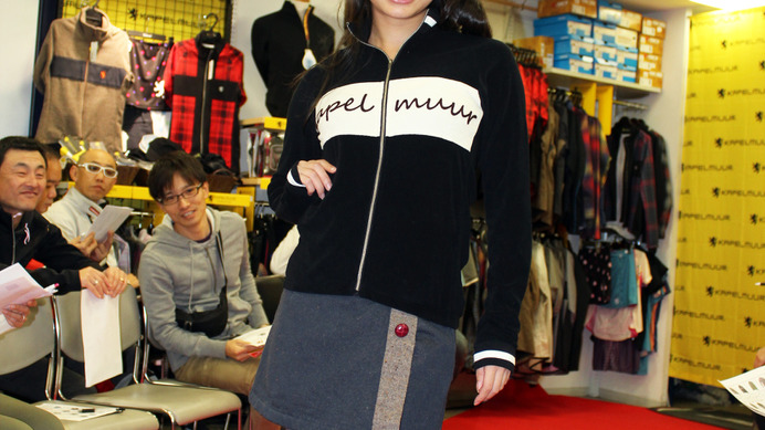 2月15日開催のワイズロードSSファッションショーにちゃりん娘のメンバーがモデル参加
