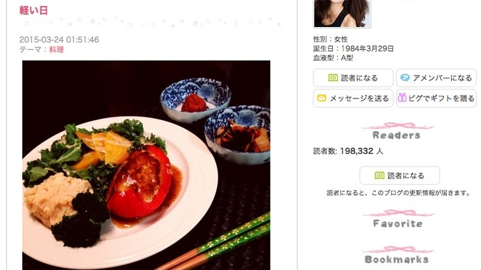 里田まい、手料理をブログで紹介…バランスの良い和食テイスト