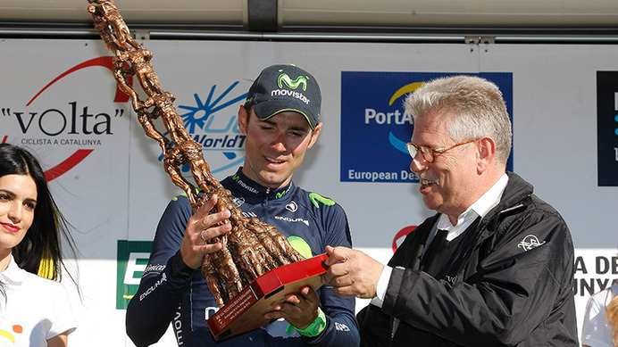 2015年カタルーニャ一周第5ステージ、アレハンドロ・バルベルデ（モビスター）が優勝