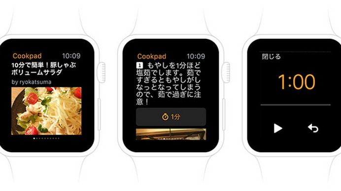 Apple Watch用アプリケーション