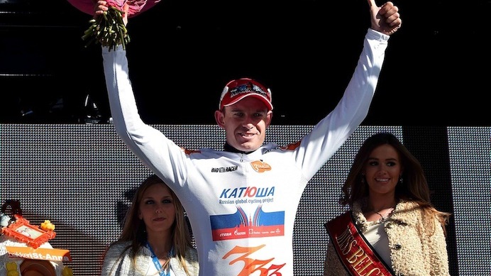 2015年デ・パンネ3日間第1ステージ、アレクサンドル・クリストフ（カチューシャ）が優勝