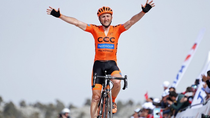 2015年ツアー・オブ・ターキー第3ステージ、ダビデ・レベリン（CCCスプランディ・ポルコビッツェ）が優勝