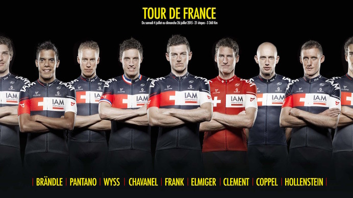 IAMサイクリング　2015年ツール・ド・フランス出場メンバー