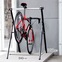 スポーツ自転車が駐輪できる! 折りたたみ式「サドル掛けスタンド」発売