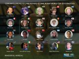 ラグビーW杯、グローバルマスコットキッズ発表　ランドローバー 画像