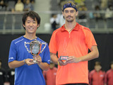 テニス西岡良仁、初優勝…2015ダンロップ スリクソン ワールドチャレンジ 画像