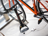 盗難を防止できる自転車用空気入れ「能率ポンプ」 画像