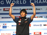 スポーツクライミング・楢崎智亜、日本人初の世界選手権優勝 画像