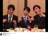 羽生結弦＆田中刑事＆日野龍樹、ピコ太郎の「PPAP」ポーズ披露！ 画像