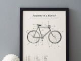 自転車の基本が描かれているシャレた一枚 画像