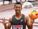 サニブラウン、二冠達成で世界に挑む…日本選手権200mでも圧巻の走り 画像