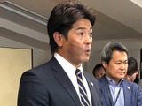 侍ジャパン・稲葉篤紀監督が神宮視察…ロッテ・中村奨吾を高評価「二塁で順調に来ている」 画像