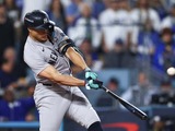 【MLB】怪力スタントン、角度17度の“超低弾道”185キロアーチに米驚愕　中堅バックスクリーンへ4.3秒で着弾「ミサイルを撃ち込んだ」 画像