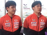 張本智和、日本開催大会で誓う決勝進出「最終日まで残れるように」　快進撃期待の18歳・松島輝空もエースの背中追う【WTTチャンピオンズ横浜】 画像