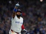【MLB】WS進出へ逆王手をかけたブルージェイズ……PS6本塁打の主砲ゲレーロJr.は運命の第7戦に向けて「何かすごいことが起きる」 画像