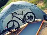 ドッペルギャンガーから自転車用雨風除けテント「ワンタッチバイシクルテント 」が登場 画像