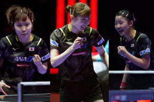 パリ五輪で団体金狙う日本女子卓球“五輪トリオ”　大本命の中国がメンバー発表、カギ握るのは孫穎莎対策とダブルス強化 画像
