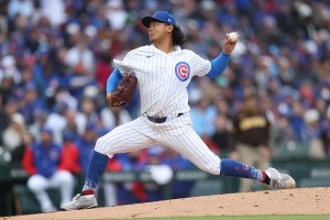 【MLB】5勝目の今永昇太、会見で「U2」Tシャツ着用も……「たぶんバンドだと思います」とまさかの回答、報道陣の笑い誘う 画像