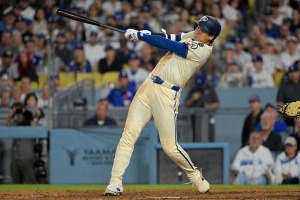 【MLB】大谷翔平、左翼への衝撃53号にロバーツ監督も賛辞「危険な選手」　4度目のMVP獲得も断言「実績を考えれば圧勝」 画像