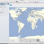GPSデバイスを接続するとデバイス内蔵の地図ソフトが使えるようになる。世界地図もカナ表記に