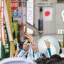 青山学院大学が箱根駅伝三連覇を記念したパレードを渋谷で実施（2017年1月7日）