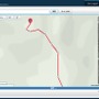 パソコンのgarminconnect.comサイトで地図に通過点を打ち込んでいき、コースを作成する