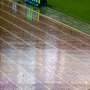 第101回日本陸上競技選手権大会、男子100m決勝前に雨が降る（2017年6月24日）