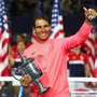 全米オープンを4年ぶりに制覇したラファエル・ナダル（2017年9月10日）