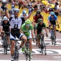 ツール・ド・フランス第3ステージはキッテルが優勝。コカール（右）は4位でフィニッシュした