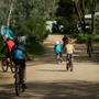 Kids cycling