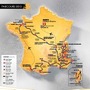 　2013年6月29日に開幕する第100回ツール・ド・フランスのコースが、10月24日にフランスのパリ国際会議場で発表された。地中海に浮かぶコルシカ島で開幕し、世界遺産のモンサンミッシェル、南仏プロバンスに位置する魔の山モンバントゥー、アルプス最大の勝負どころとな