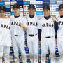 日米野球第3戦でノーヒットノーランリレーを展開した日本投手陣（2014年11月15日）（c）Getty Images