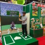 【やってみた】おもちゃショーでフルスイング！BANDAIの「ライブ中継！スイングベースボール」を体験