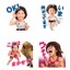 アシックス、吉田沙保里と高橋尚子のLINEスタンプ配信 画像