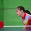 女子卓球選手が顔面でラリー！ハリの良さを伝える「顔面卓球少女」