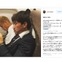長友佑都、長谷部誠＆岡崎慎司にイタズラ…本田圭佑が隣で「何やってるんやろ。笑」